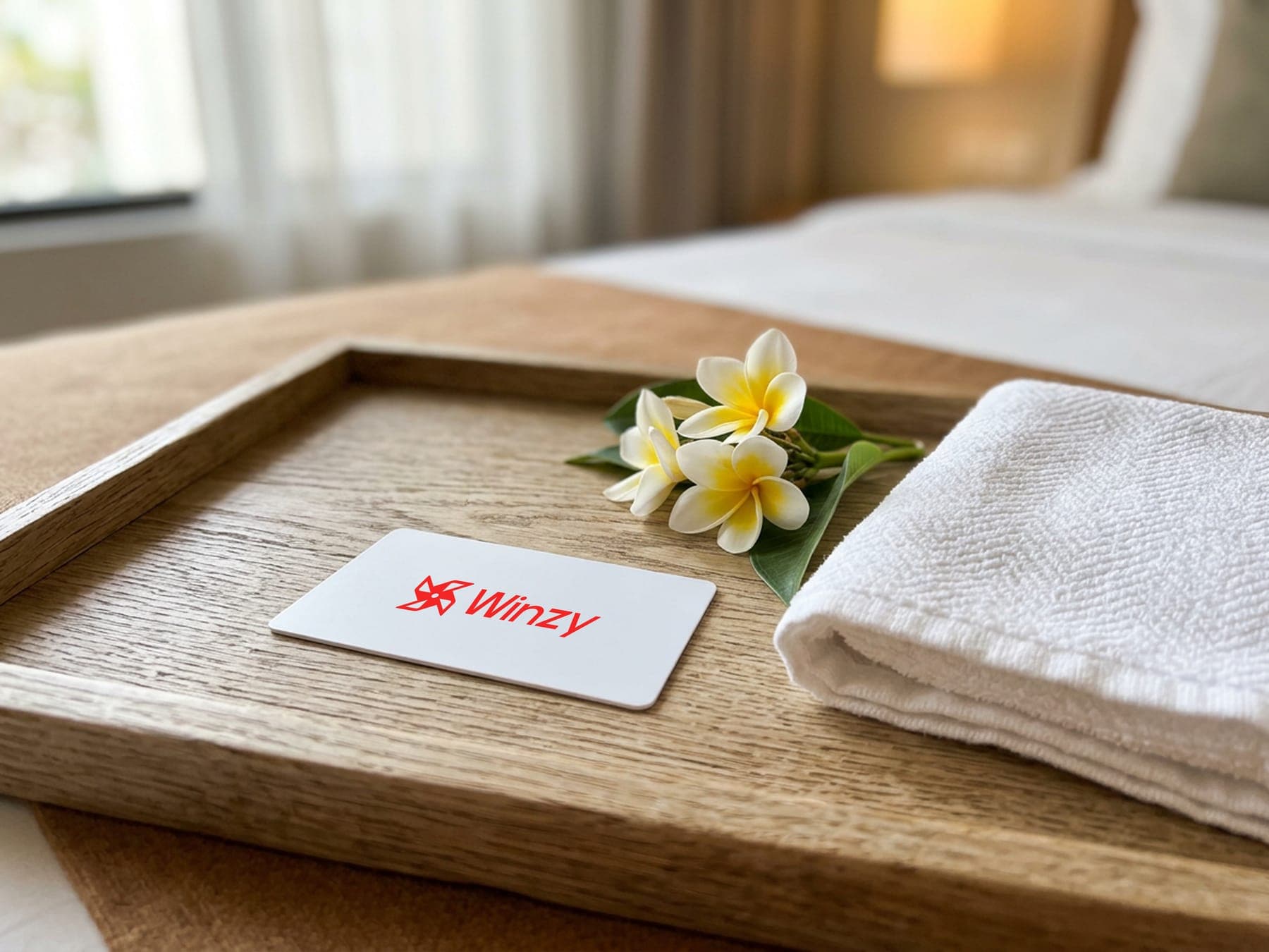 The room key: a 3D render of the Winzy identity