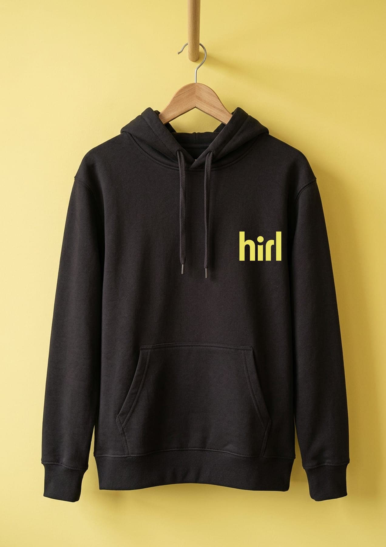 The hoodie: a 3D render of the HIRL identity