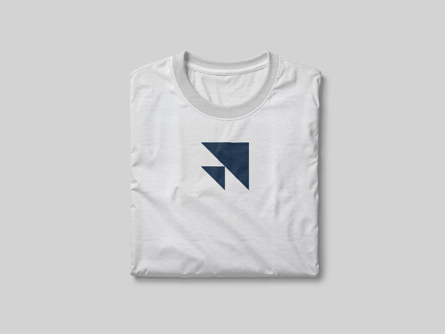 The tee: a 3D render of the Kingsway Builders identity